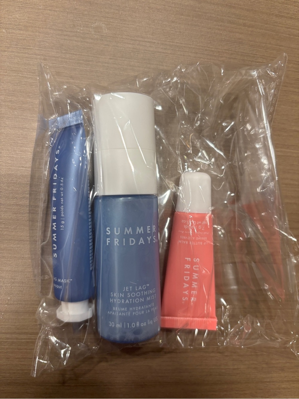Summer Fridays 3-Piece Skincare Set (Jet Lag + Lip Balm)